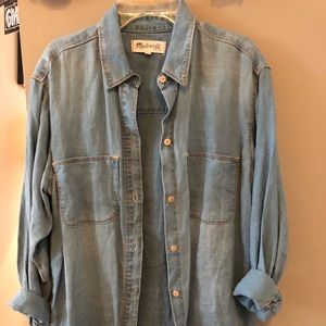 Madewell linen button down